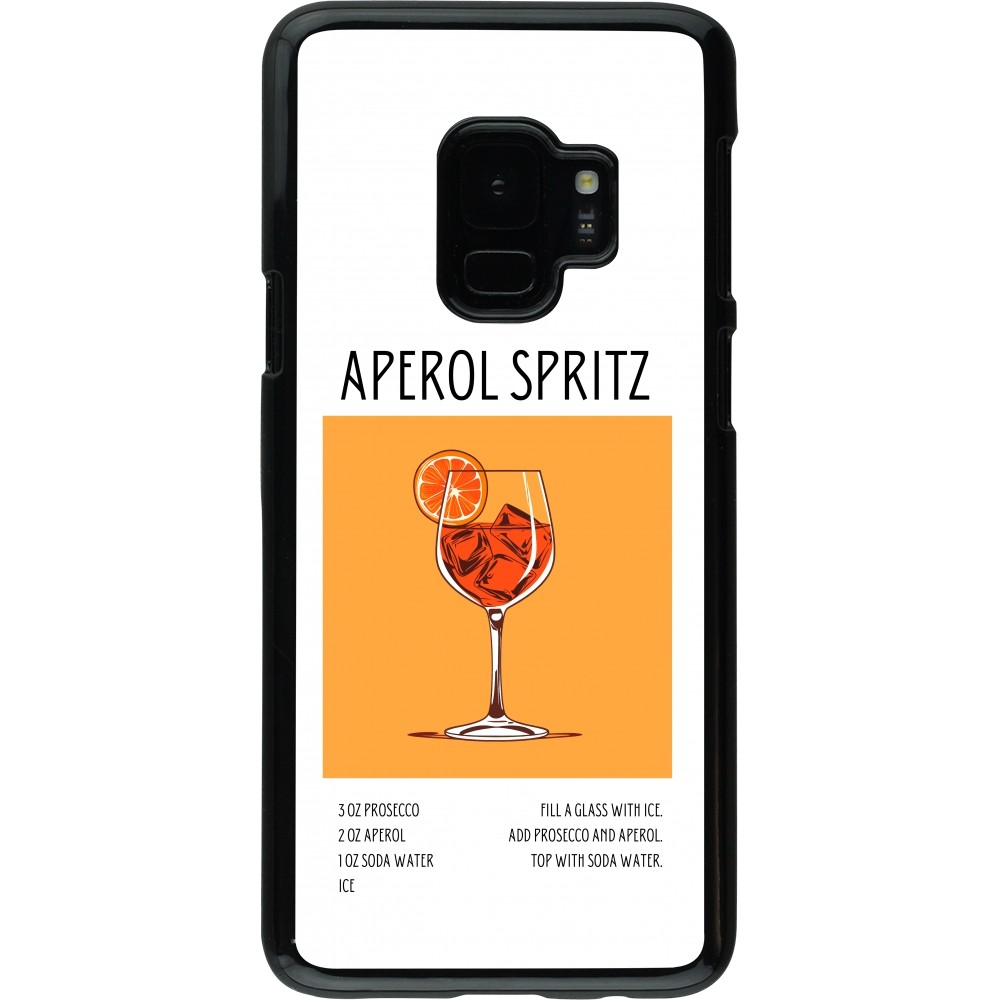 Samsung Galaxy S9 Case Hülle - Cocktail Rezept Aperol Spritz