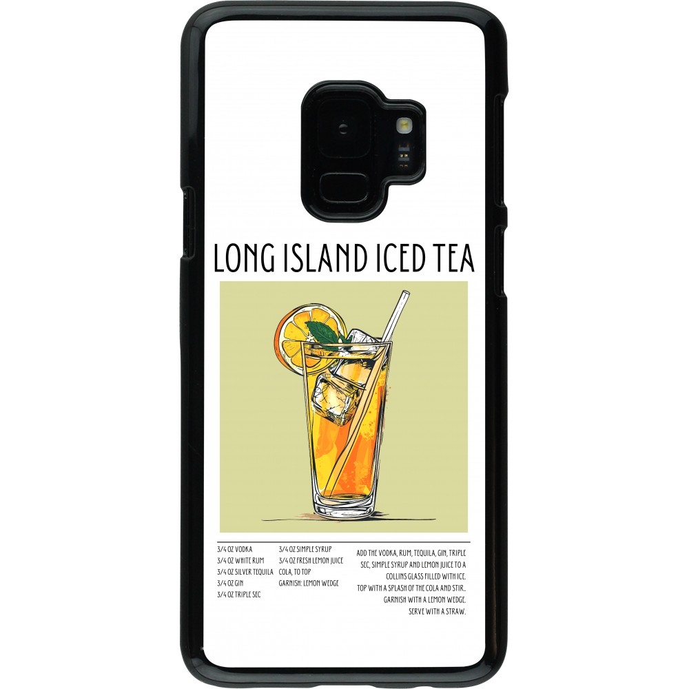 Samsung Galaxy S9 Case Hülle - Cocktail Rezept Long Island Ice Tea