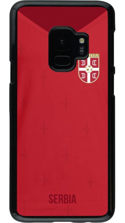 Samsung Galaxy S9 Case Hülle - Serbien 2022 personalisierbares Fussballtrikot