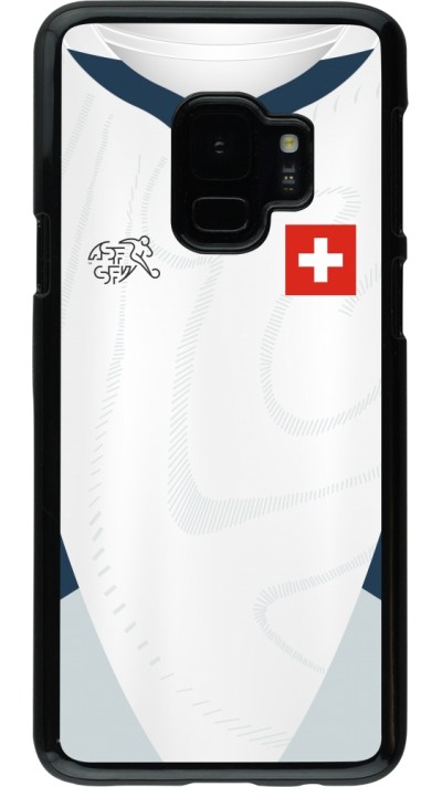 Samsung Galaxy S9 Case Hülle - Schweiz Away personalisierbares Fussballtrikot