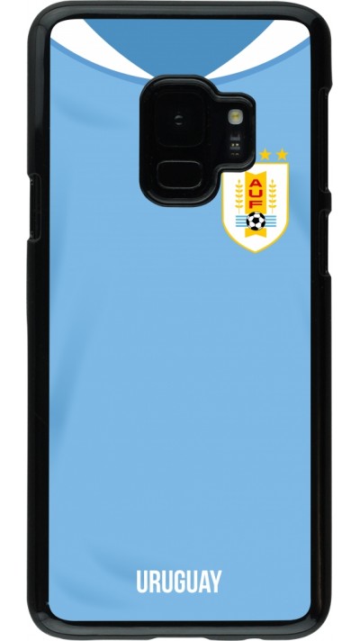 Samsung Galaxy S9 Case Hülle - Uruguay 2022 personalisierbares Fussballtrikot