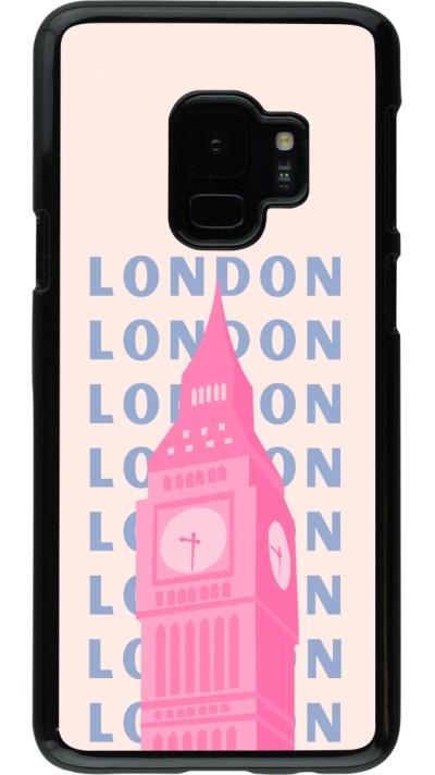 Samsung Galaxy S9 Case Hülle - London Pink Print