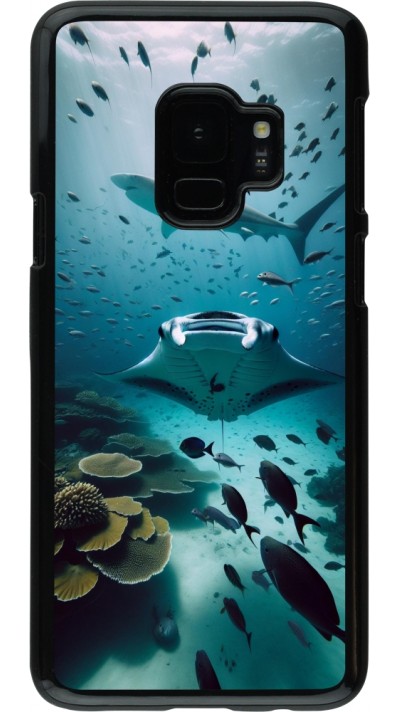 Samsung Galaxy S9 Case Hülle - Manta Lagune Reinigung