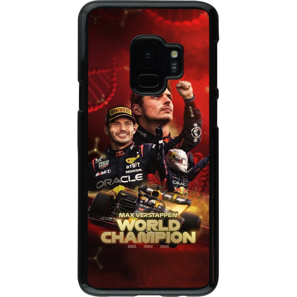 Samsung Galaxy S9 Case Hülle - Max Verstappen Champion 2023