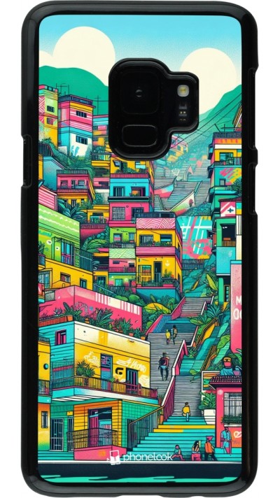 Samsung Galaxy S9 Case Hülle - Medellin Comuna 13 Kunst