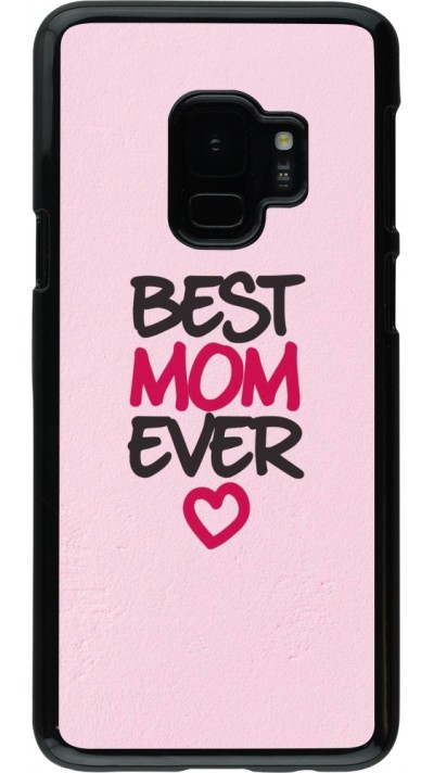 Samsung Galaxy S9 Case Hülle - Mom 2023 best Mom ever pink