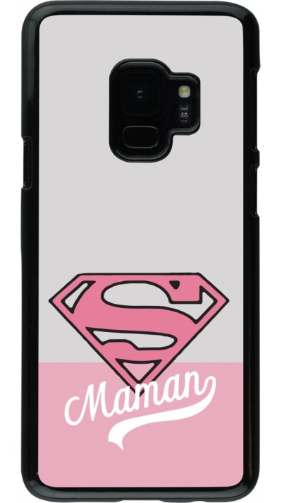 Samsung Galaxy S9 Case Hülle - Mom 2024 Super hero maman