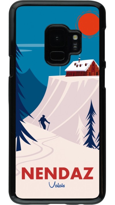 Samsung Galaxy S9 Case Hülle - Nendaz Cabane Ski