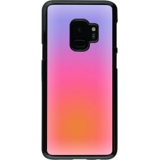 Samsung Galaxy S9 Case Hülle - Orange Pink Blue Gradient