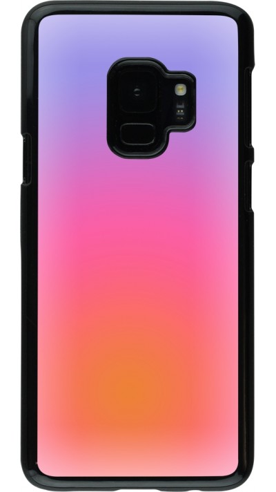 Samsung Galaxy S9 Case Hülle - Orange Pink Blue Gradient