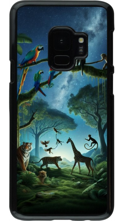 Samsung Galaxy S9 Case Hülle - Paradies der exotischen Tiere