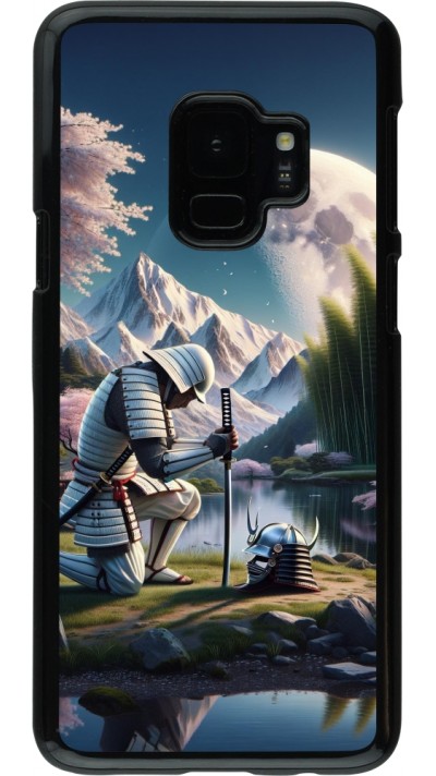 Samsung Galaxy S9 Case Hülle - Samurai Katana Mond