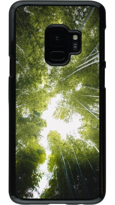 Samsung Galaxy S9 Case Hülle - Spring 23 forest blue sky