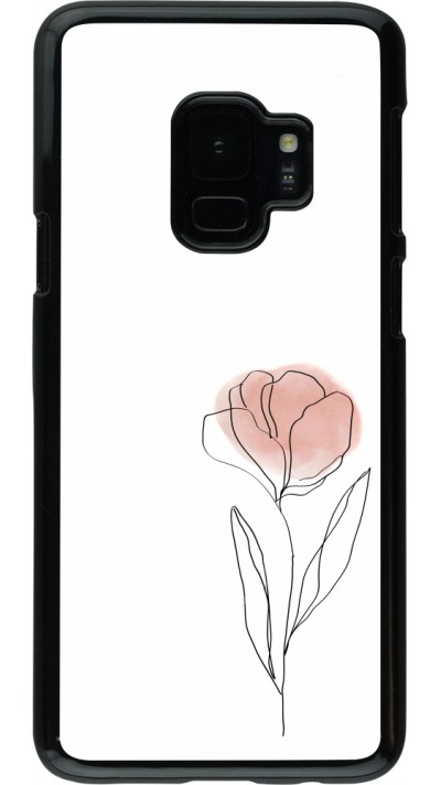 Samsung Galaxy S9 Case Hülle - Spring 23 minimalist flower