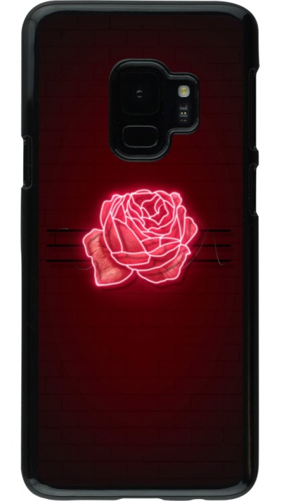 Samsung Galaxy S9 Case Hülle - Spring 23 neon rose