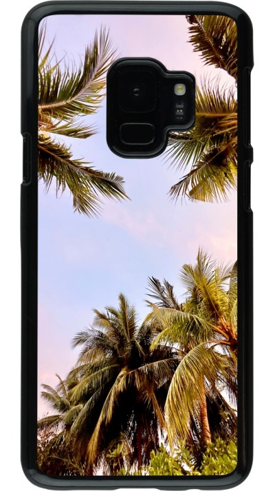 Samsung Galaxy S9 Case Hülle - Summer 2023 palm tree vibe