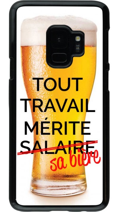 Hülle Samsung Galaxy S9 - Tout travail mérite sa bière