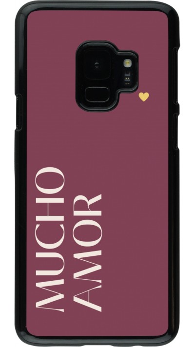 Samsung Galaxy S9 Case Hülle - Valentine 2024 mucho amor rosado