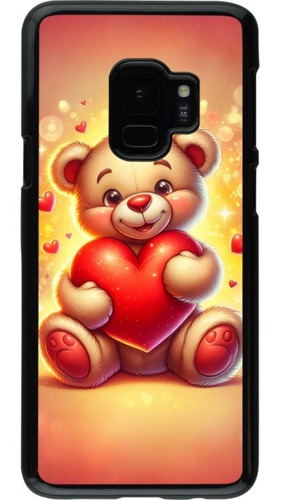 Samsung Galaxy S9 Case Hülle - Valentin 2024 Teddy Liebe