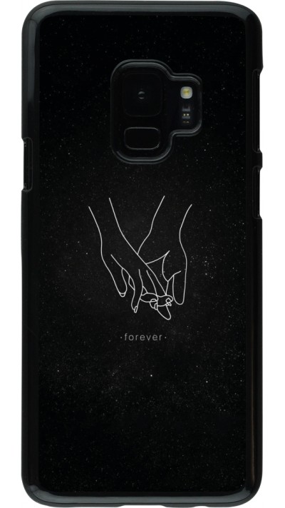 Samsung Galaxy S9 Case Hülle - Valentine 2023 hands forever