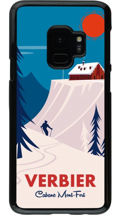 Samsung Galaxy S9 Case Hülle - Verbier Cabane Mont-Fort