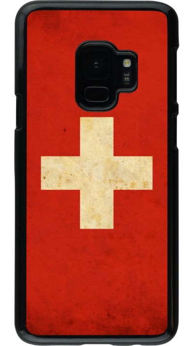 Hülle Samsung Galaxy S9 - Vintage Flag SWISS