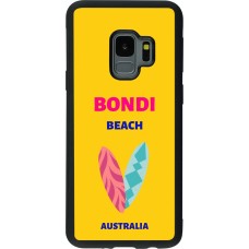 Samsung Galaxy S9 Case Hülle - Silikon schwarz Pop Summer Destination Bondi