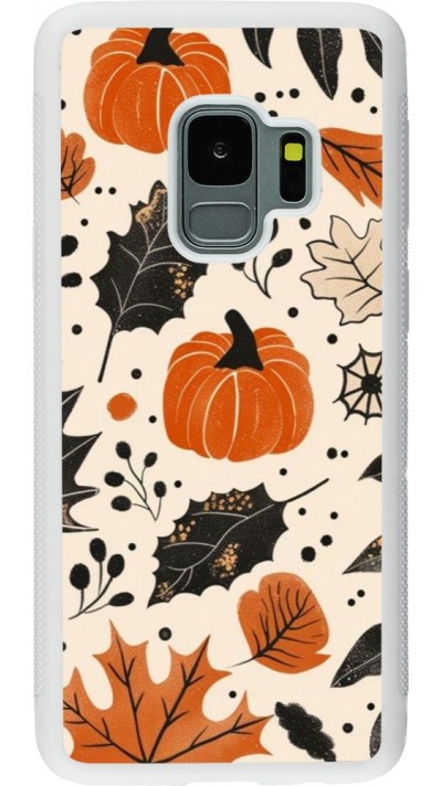 Samsung Galaxy S9 Case Hülle - Silikon weiss Autumn 2024 nature