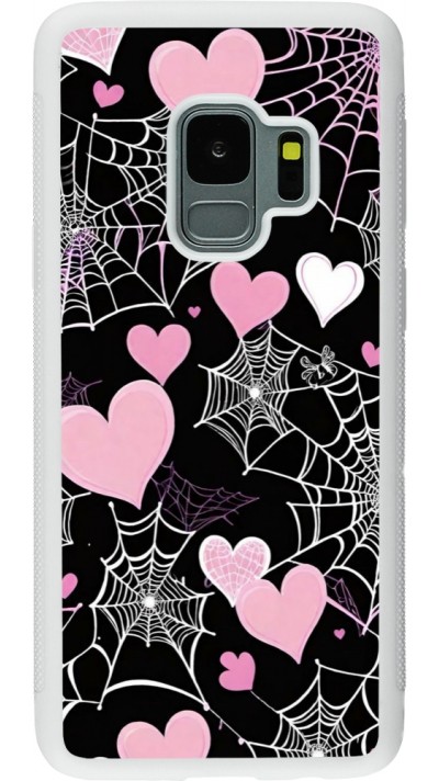 Samsung Galaxy S9 Case Hülle - Silikon weiss Halloween 2024 girly