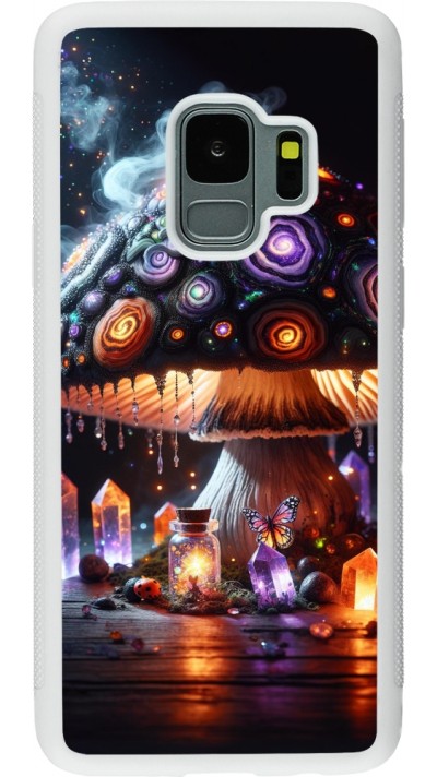 Samsung Galaxy S9 Case Hülle - Silikon weiss Halloween Zaubertrank Magie