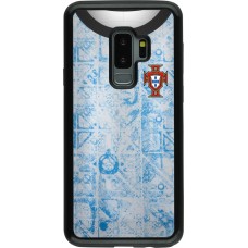 Samsung Galaxy S9+ Case Hülle - Hybrid Armor schwarz Portugal Away personalisierbares Fussballtrikot