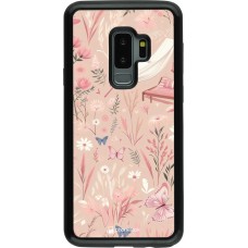 Samsung Galaxy S9+ Case Hülle - Hybrid Armor schwarz Sommer Pastellmuster