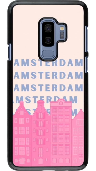 Samsung Galaxy S9+ Case Hülle - Amsterdam Pink Print