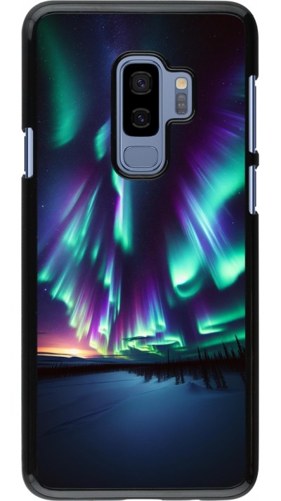 Samsung Galaxy S9+ Case Hülle - Funkelndes Nordlicht