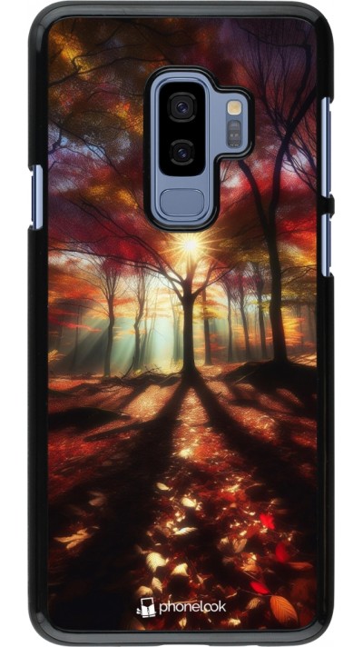 Samsung Galaxy S9+ Case Hülle - Herbstlicher goldener Glanz