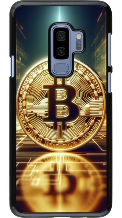 Samsung Galaxy S9+ Case Hülle - Bitcoin Stehen