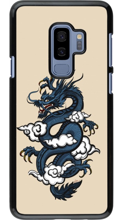 Samsung Galaxy S9+ Case Hülle - Blue Dragon Tattoo