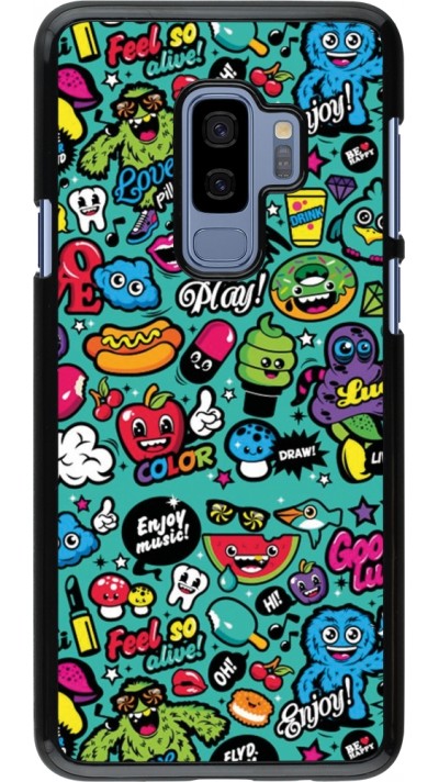 Samsung Galaxy S9+ Case Hülle - Cartoons old school