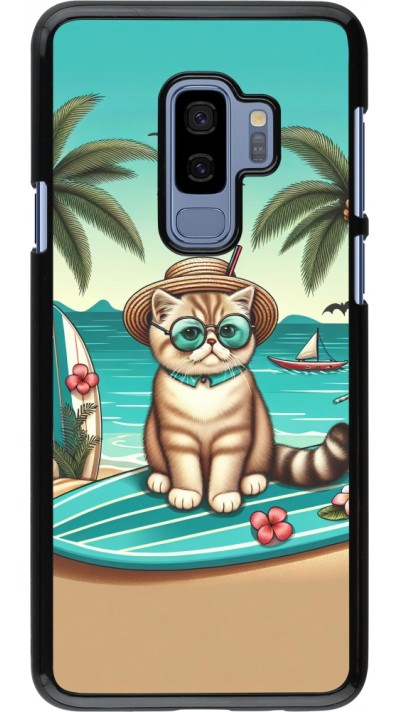 Samsung Galaxy S9+ Case Hülle - Chat Surf Stil