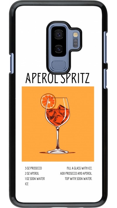 Samsung Galaxy S9+ Case Hülle - Cocktail Rezept Aperol Spritz