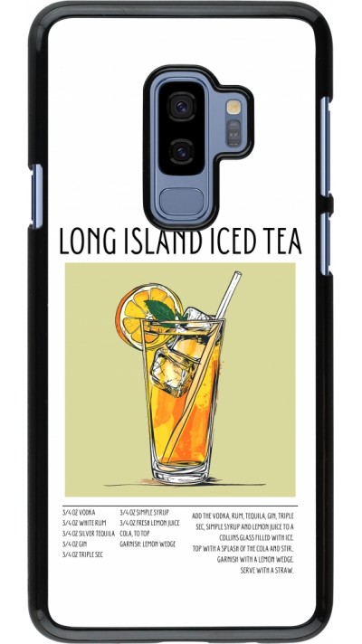 Samsung Galaxy S9+ Case Hülle - Cocktail Rezept Long Island Ice Tea