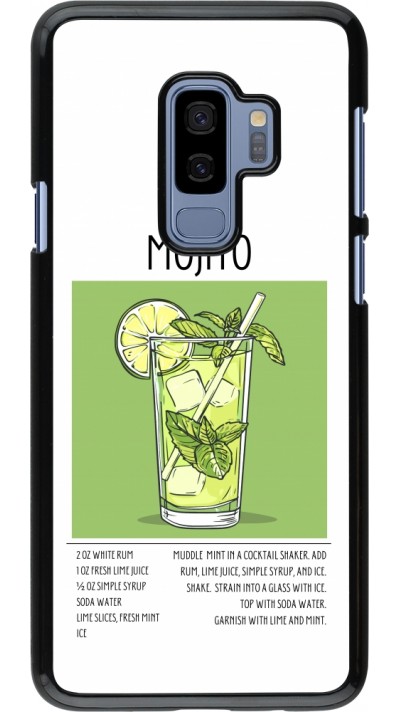 Samsung Galaxy S9+ Case Hülle - Cocktail Rezept Mojito