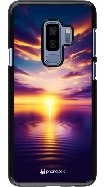 Samsung Galaxy S9+ Case Hülle - Sonnenuntergang gelb violett