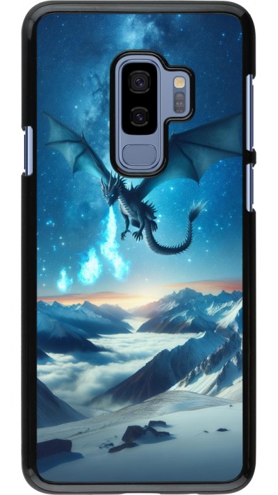 Samsung Galaxy S9+ Case Hülle - Drache nächtliche Berg