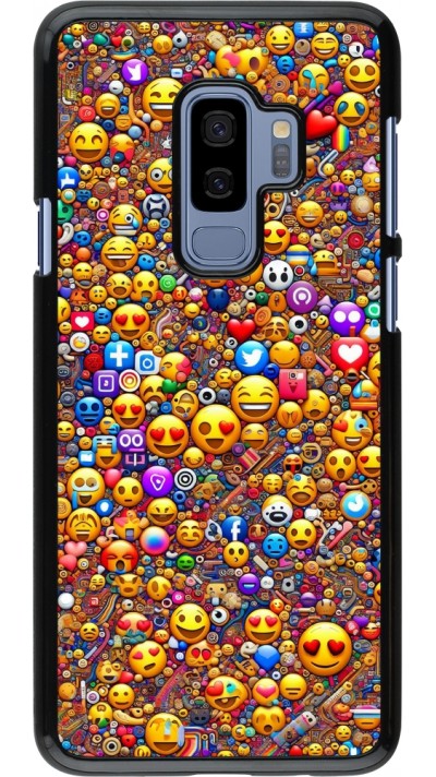 Samsung Galaxy S9+ Case Hülle - Emoji gemischt