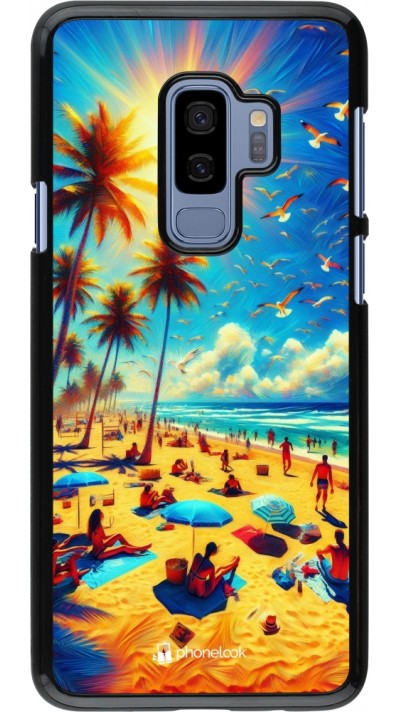 Samsung Galaxy S9+ Case Hülle - Sommer Paradies Farbe