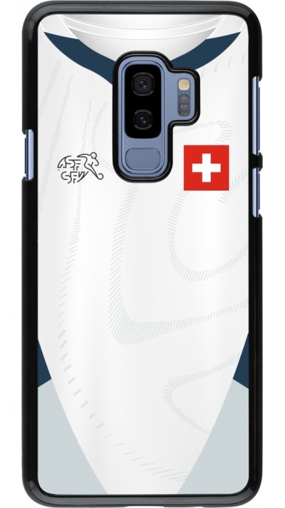 Samsung Galaxy S9+ Case Hülle - Schweiz Away personalisierbares Fussballtrikot