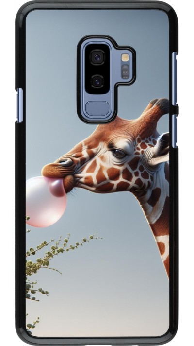 Samsung Galaxy S9+ Case Hülle - Giraffe mit Blase