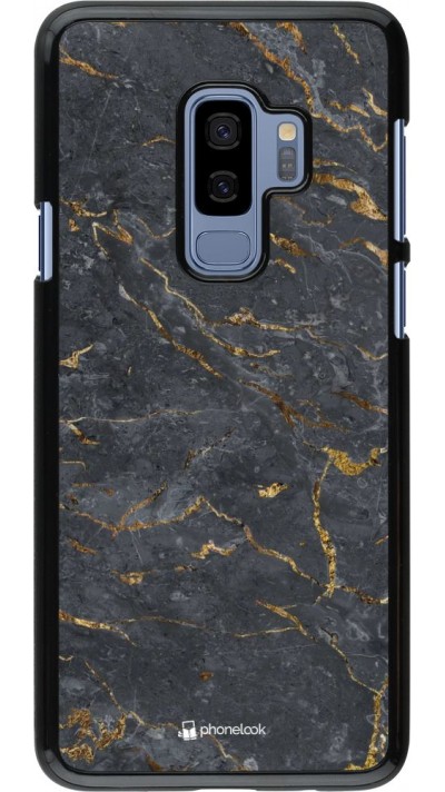 Hülle Samsung Galaxy S9+ - Grey Gold Marble