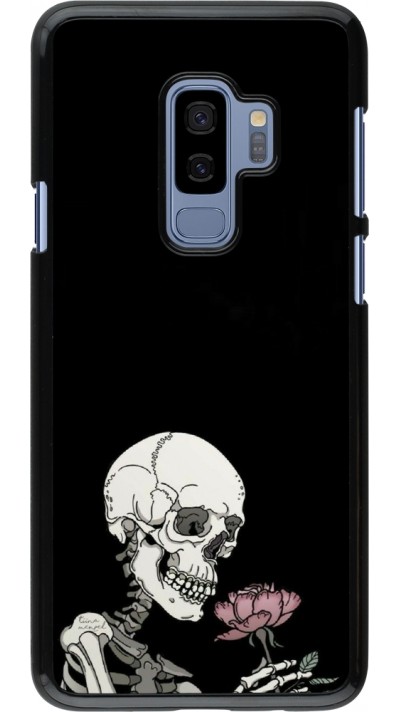 Samsung Galaxy S9+ Case Hülle - Halloween 2023 rose and skeleton